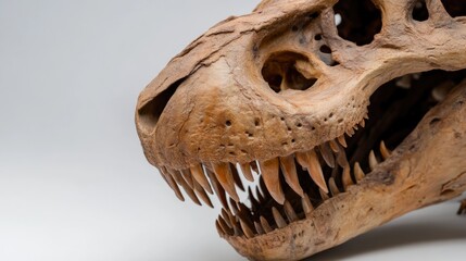 Fototapeta premium Tyrannosaurus Rex Dinosaur on White Background