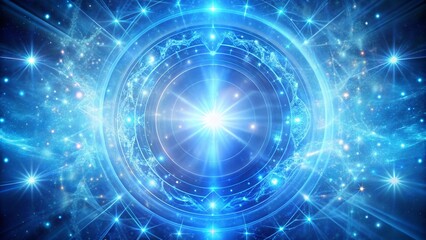 Obraz premium Abstract magical light blue background resembling a mystical portal, magic, abstract, light blue, background, mystical 
