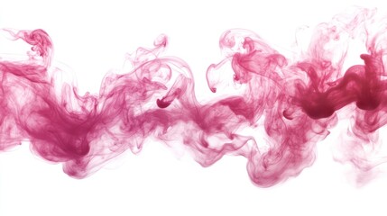 Abstract Pink Smoke Design, Swirling Color