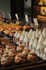 Bakery Bliss: Rows of Tempting Fresh Pastries