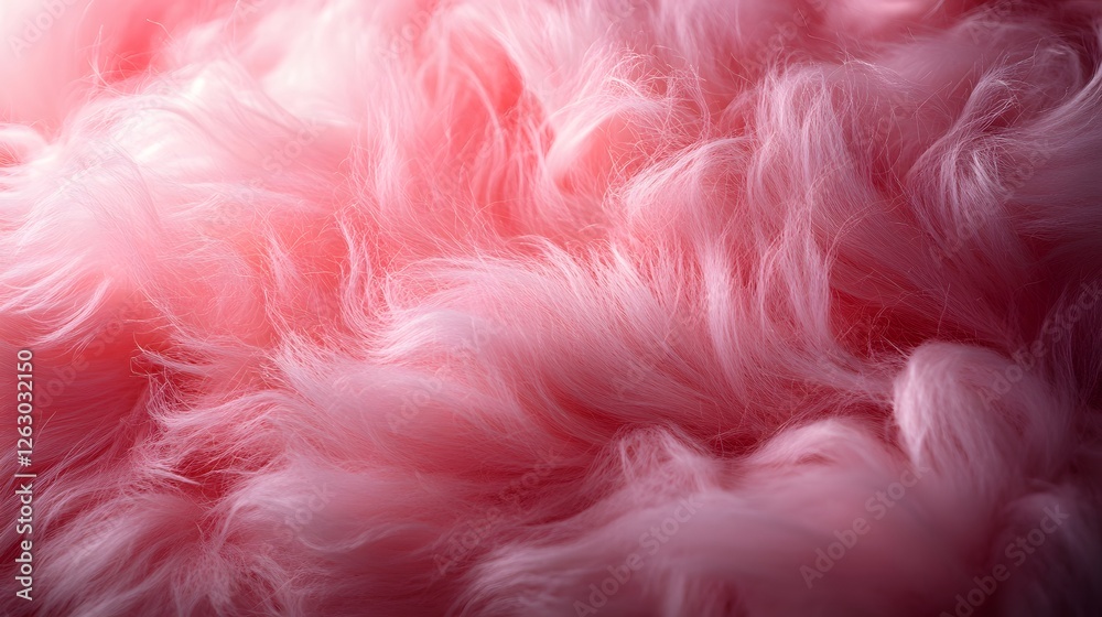 Poster close-up shot of a pink fluffy texture. soft, dreamy, and abstract. macro texture backgrounds fluffy