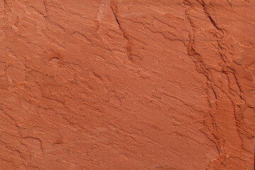 Red sandstone texture. Beautiful stone structure