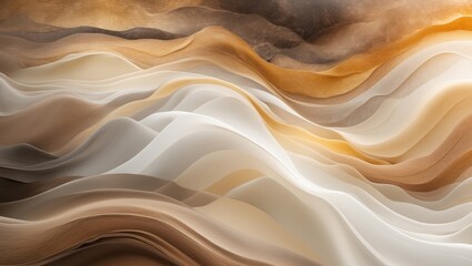 Obraz premium Brown ash golden yellow beige cream champagne vanilla sepia white abstract background Color gradient.