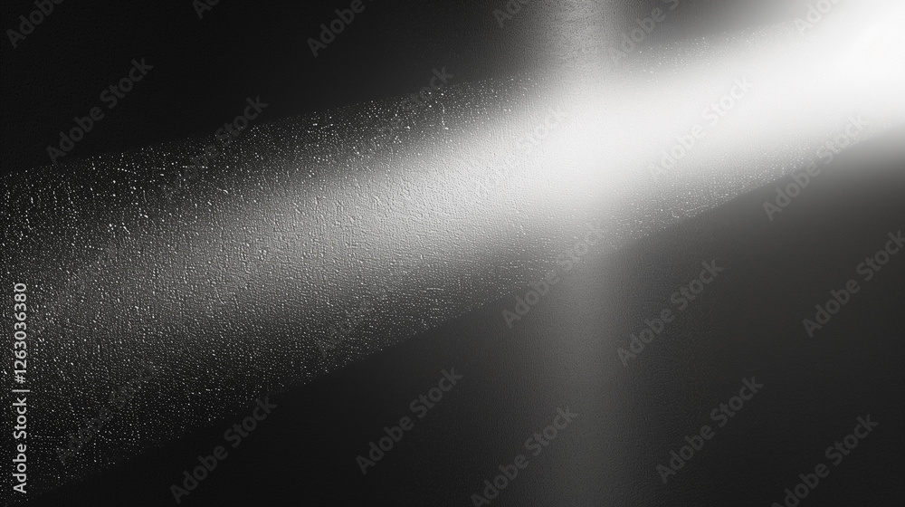 Poster abstract background featuring a spotlight illuminating a black wall with a gray gradient texture, cr