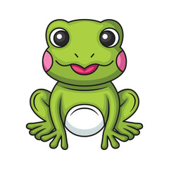 Frog animal icon design. Frog Vector