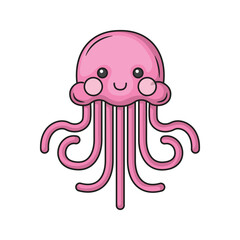Jellyfish icon design. Jellyfish Vector