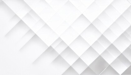 Fototapeta premium abstract white geometric background with diagonal folded paper texture, modern minimalist design for branding, presentation and digital art