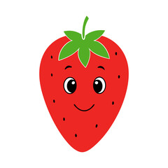 Obraz premium strawberry isolated on white background