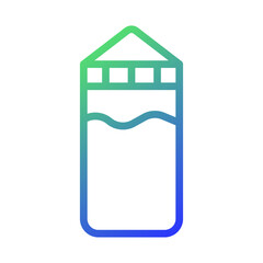 Aseptic Beverage Pack Fresh Gradient Design