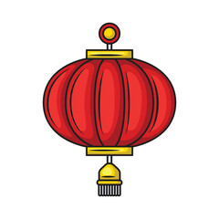 Chinese lantern icon design. Chinese lantern vector