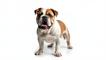 Obraz premium english bulldog isolated on white