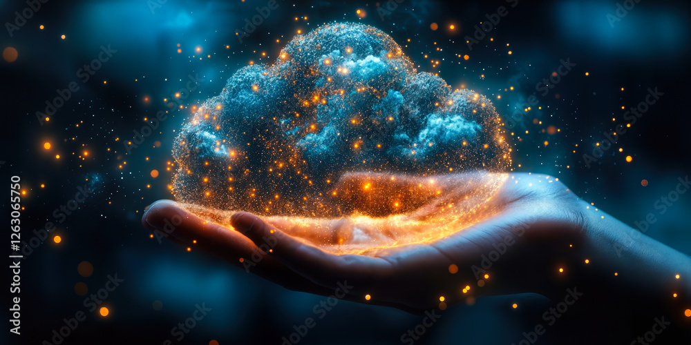 Poster cloud computing and ai integration in virtual assistants enhancing processing and interaction capabi