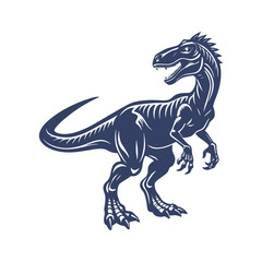 Dinosaur Silhouettes Clip art Vector Illustration