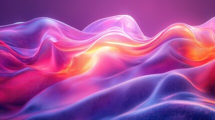 Obraz premium Abstract Colorful Waves Flowing Dynamically