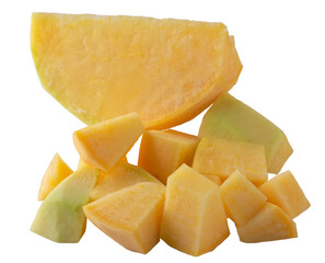 Fresh Turnip Swede isolated over transparent background.