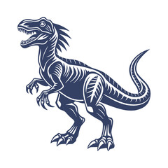 Dinosaur Silhouettes Clip art Vector Illustration