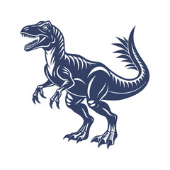 Dinosaur Silhouettes Clip art Vector Illustration