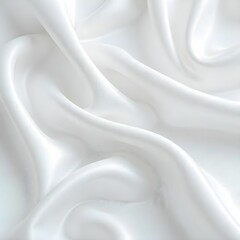 Obraz premium Luxurious White Silk Texture