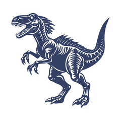 Dinosaur Silhouettes Clip art Vector Illustration