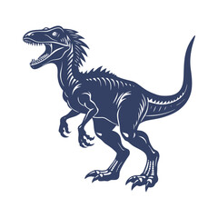 Dinosaur Silhouettes Clip art Vector Illustration