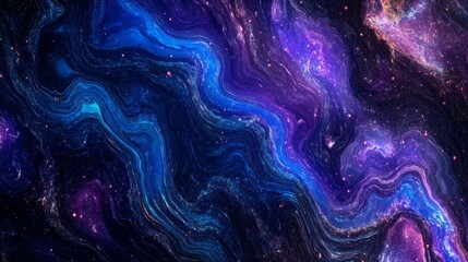 Cosmic symphony of celestial hues, an ethereal dance of light, space, and mesmerizing colors