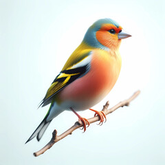 Fototapeta premium finch bird on the branch 