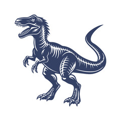 Dinosaur Silhouette Vector Illustration