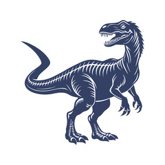 Dinosaur Silhouette Vector Illustration