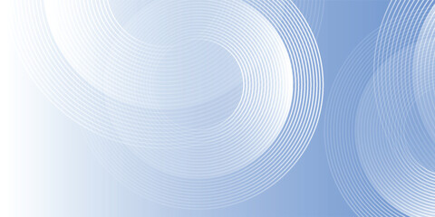 Abstract blue gradient modern background with circle elements. Digital technology design abstract