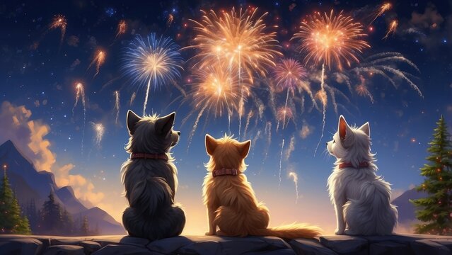 1. **Fireworks Stressing Pets: New Year Fear for Dogs and Cats**