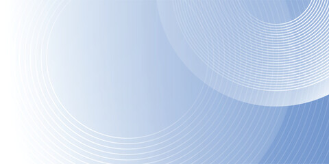 Abstract blue gradient modern background with circle elements. Digital technology design abstract simple art