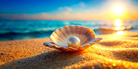 seashell on the beach