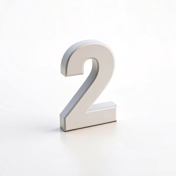 3d silver number2