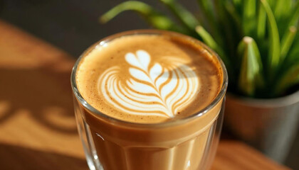 A Cup of Kindness A Latte with a Heartfelt Gesture