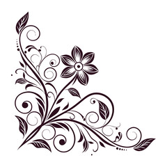 Intricate Mandala Flower Design .