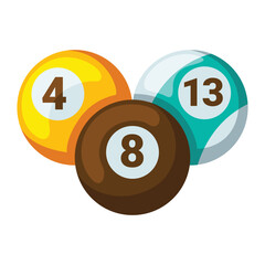 Billiard Ball icon design. Vector design