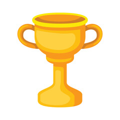 Trophy cup icon design. Vector design