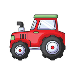 Naklejka premium Tractor icon design. Vector design
