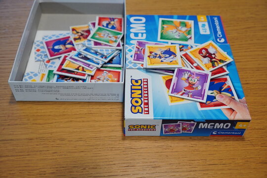 Clementoni Sonic The Hedgehog memory card game