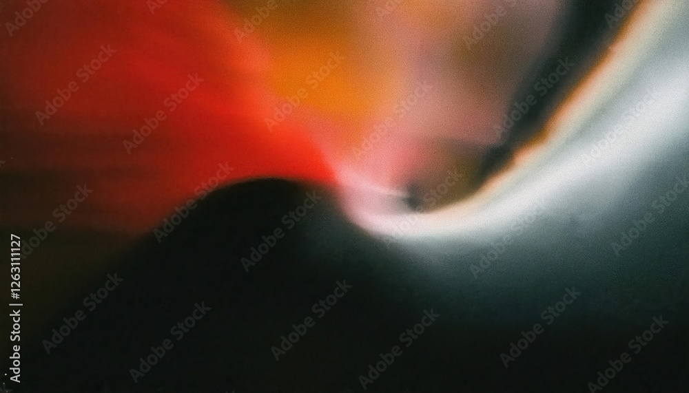 Poster dynamic abstract gradient with bold red streak and soft white curve, perfect for modern design background and creative branding

