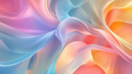 Obraz premium Soft Pastel Abstract Background with Glowing Hues
