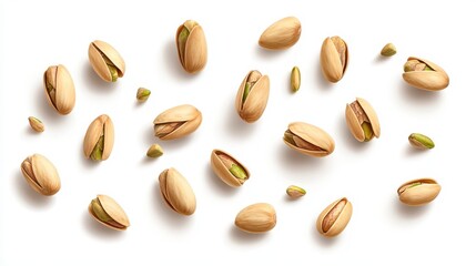 Pistachio Pistachios on a white background