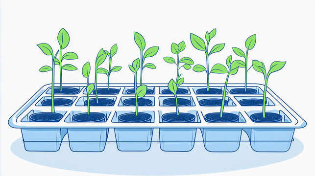 Seed Tray clip art preview
