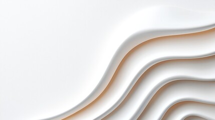 A smooth, wavy design in neutral tones, creating a sense of depth and elegance, suitable for modern backgrounds or artistic projects.