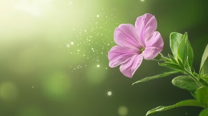 Vibrant pink flower in bloom, a captivating closeup of nature's splendor pink