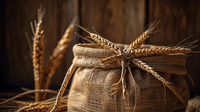 wheat in the sack
