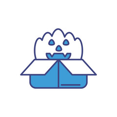 Prank Box icon vector stock illustration