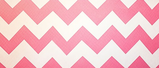 Minimal pink and white chevron pattern Valentine's day Background