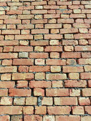 bricks wall background, construction business backdrop 