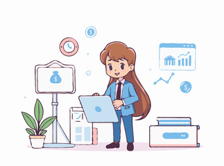 Digital Banking and Financial Technology Concept